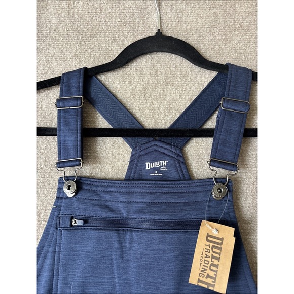 Duluth Trading Company Women's Snagstop Sweats Bib Overalls Woman's Size Small - Picture 5 of 14